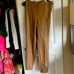 Zara leather leggings